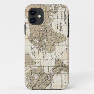 Coque Case-Mate iPhone Mappemonde