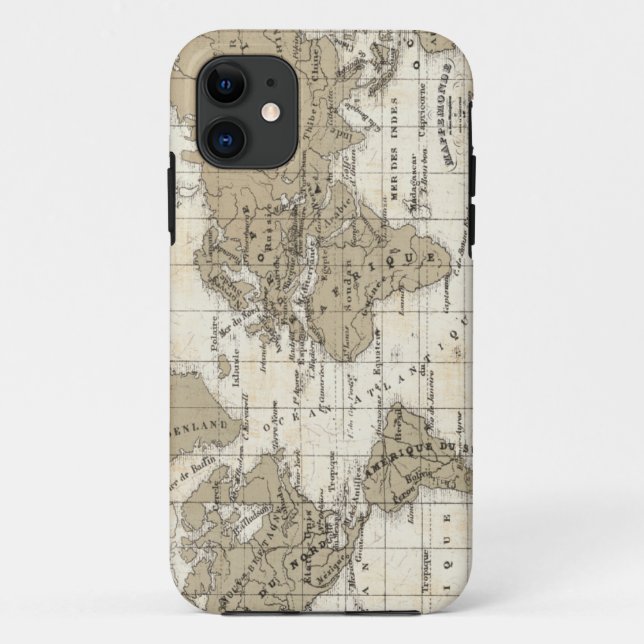 Coques Case-Mate iPhone Mappemonde (Dos)
