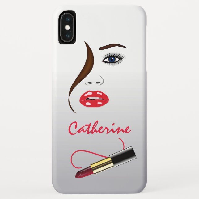 Coques Case-Mate iPhone Maquillage Artiste Face & Lipstick dans le Miroir  (Dos)