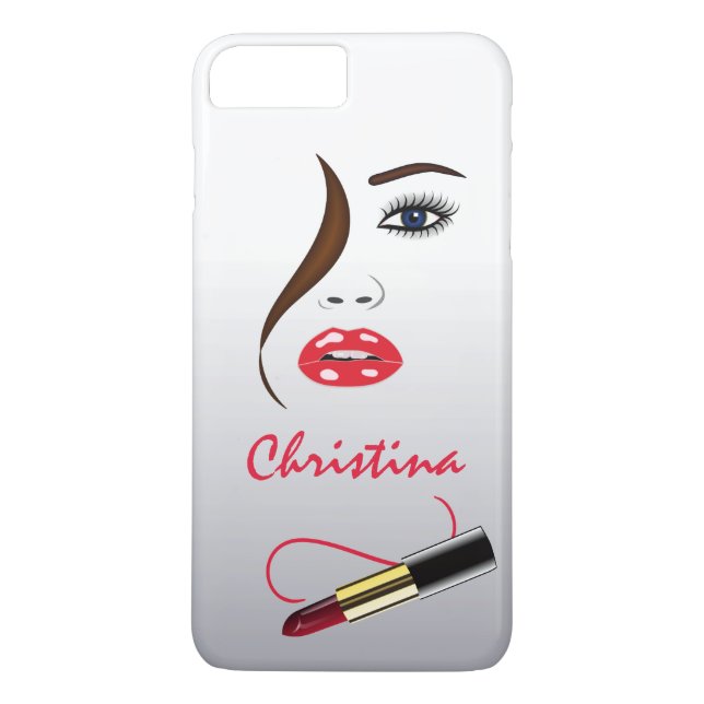 Coques Case-Mate iPhone Maquillage Artiste visage et bâton à lèvres dans l (Dos)