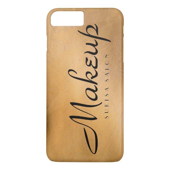Coques Case-Mate iPhone Maquillage Cuivre Métallique (Dos)