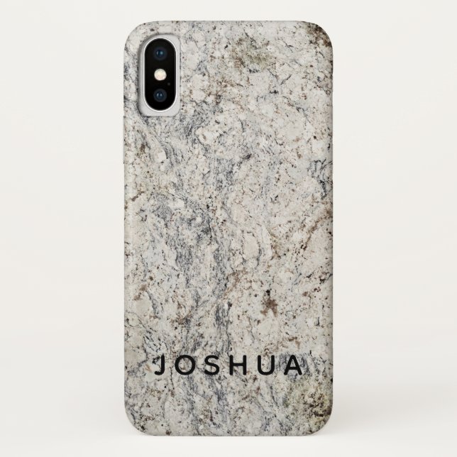 Coques Case-Mate iPhone Marble Pierre Téléphone/coque ipad Nom personnalis (Dos)