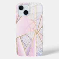 Marble Quartz Rose or parties scintillant comme