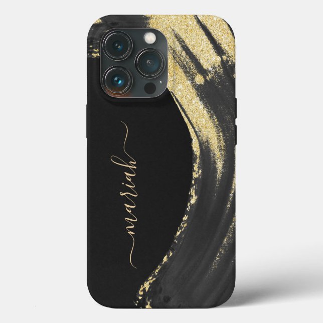 Coques Case-Mate iPhone Marble tendance Elegant Gold Parties scintillant G (Verso)