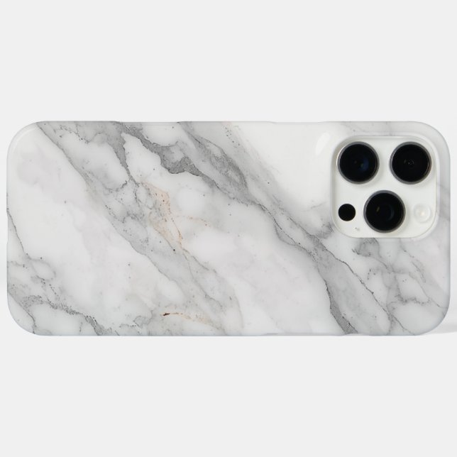 Coques Case-Mate iPhone Marbre Blanc (Verso (horizontal))