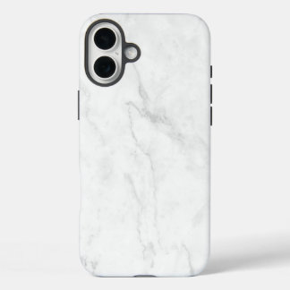 Coque Pour iPhone 16 Plus Marbre Blanc