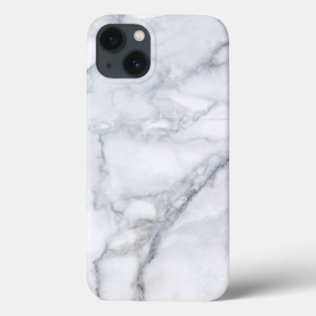 Coques Case-Mate iPhone Marbre blanc Carrara Calacatta Texture (Verso)