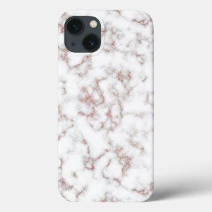 Case-Mate iPhone Case Marbre blanc Carrara Rose Parties scintillant or T