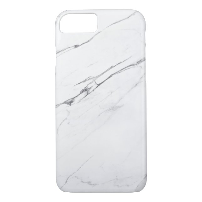 Coques Case-Mate iPhone Marbre blanc chic et moderne (Dos)