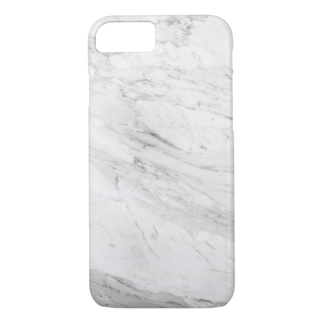 Coques Case-Mate iPhone Marbre blanc de luxe (Dos)