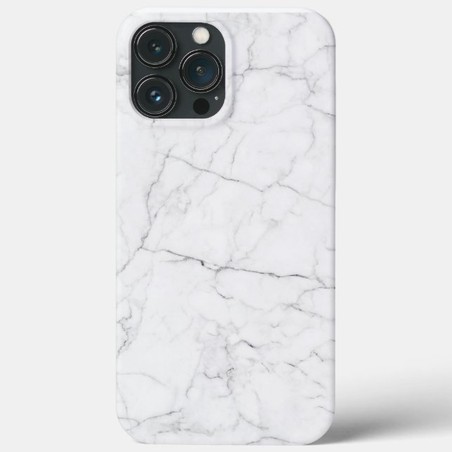 Coques Case-Mate iPhone Marbre Blanc Élégant (Verso)