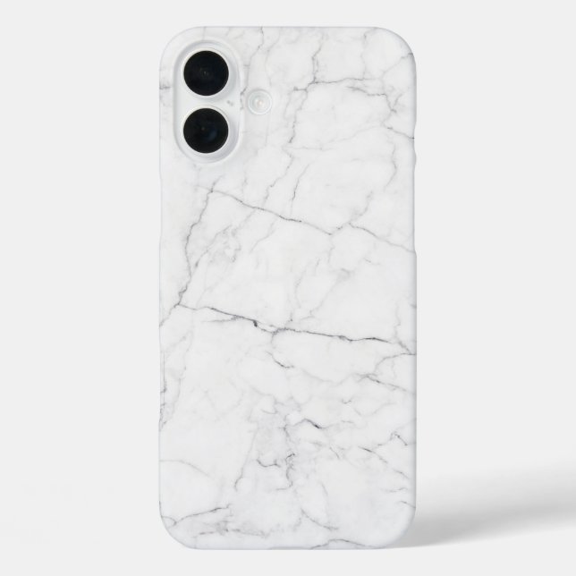 Coques Case-Mate iPhone Marbre Blanc Élégant  (Verso)