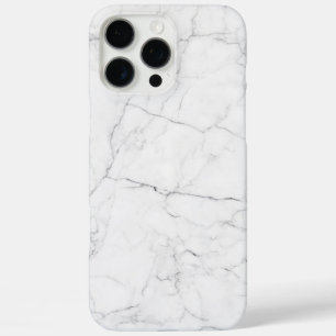 Coque iPhone 16 Pro Max Marbre Blanc Élégant
