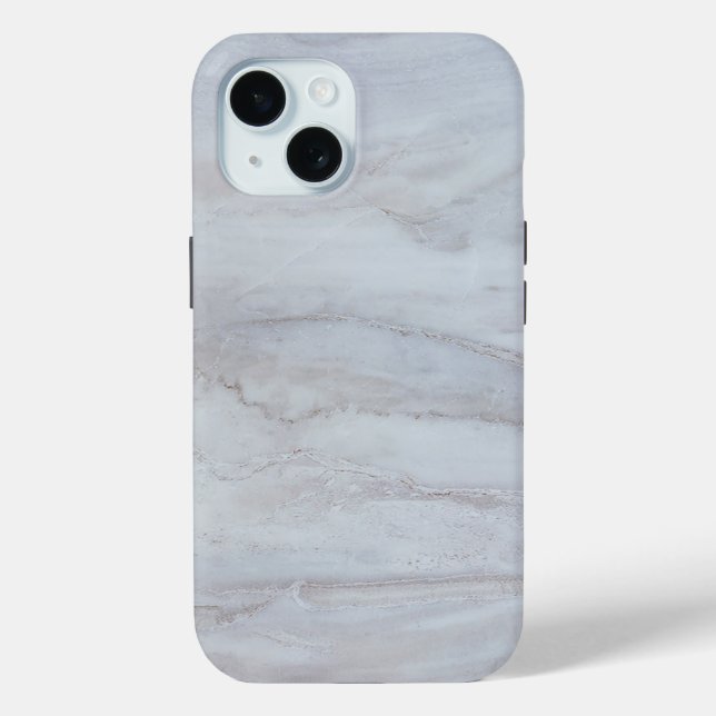 Coques Case-Mate iPhone Marbre Blanc Élégant (Verso)