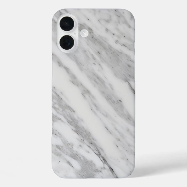 Coques Case-Mate iPhone Marbre Blanc Élégant (Verso)