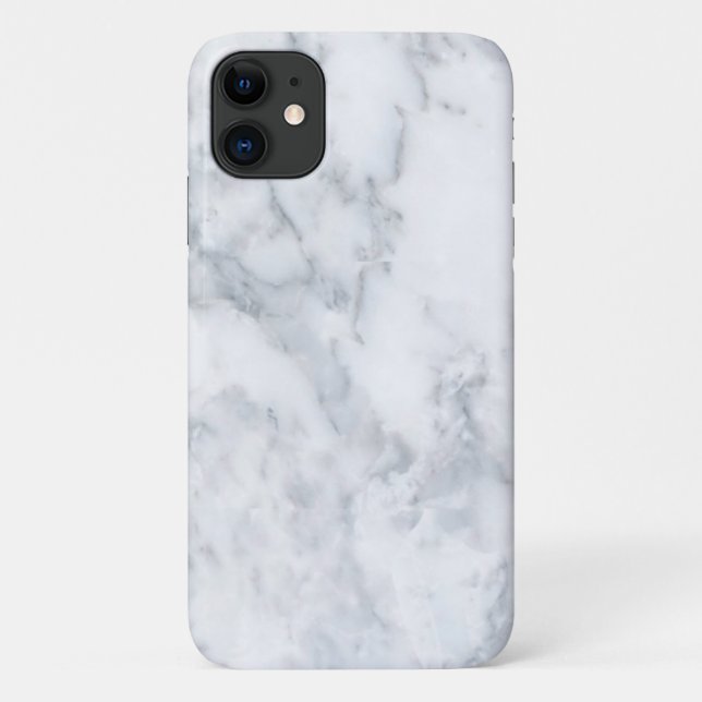 Coques Case-Mate iPhone Marbre blanc et gris (Dos)
