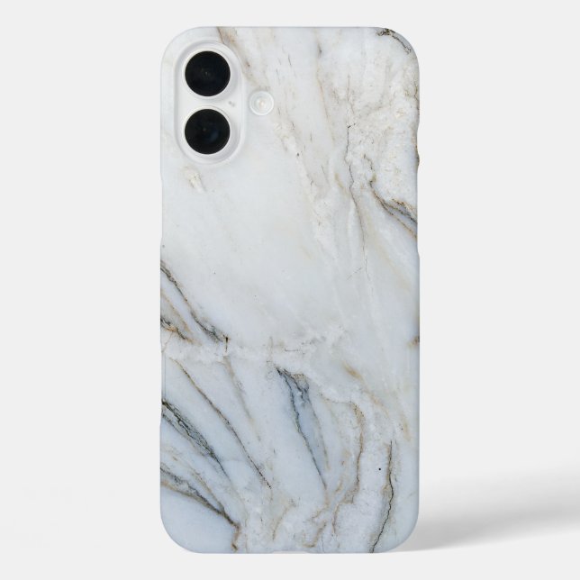 Coques Case-Mate iPhone Marbre blanc et noir (Verso)