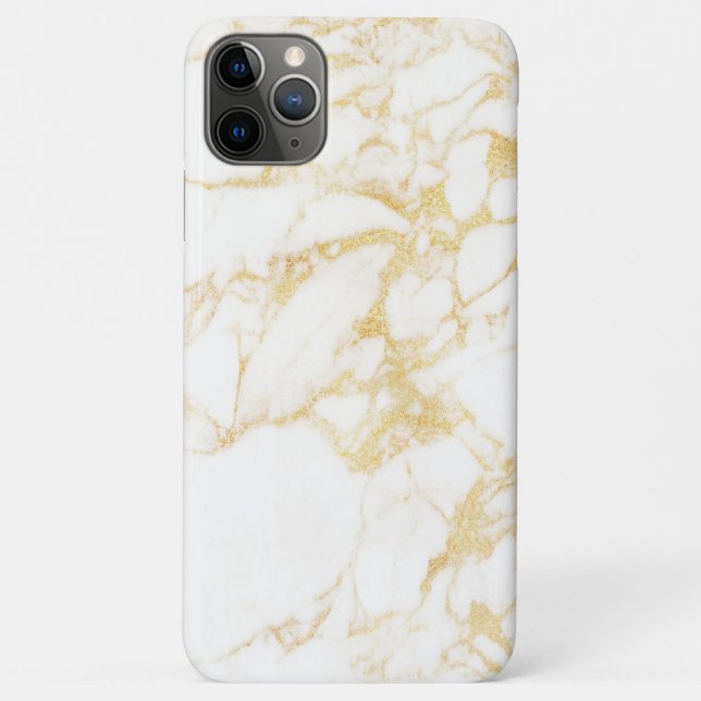 Coques Case-Mate iPhone Marbre blanc et or (Dos)