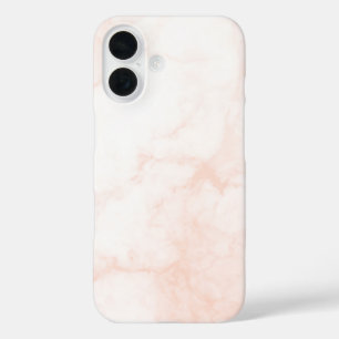 Coque Pour iPhone 16 Marbre blanc et or moderne