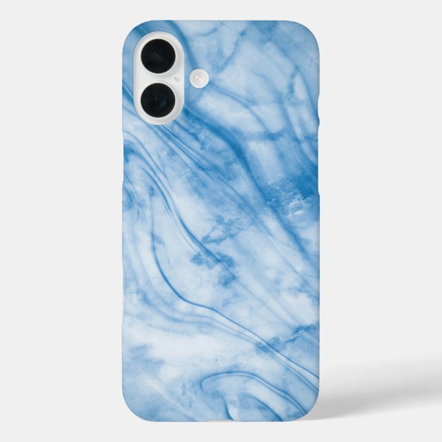Coques Case-Mate iPhone Marbre Bleu Élégant (Verso)