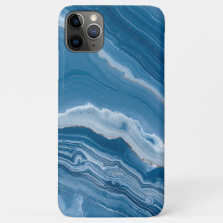 Case-Mate iPhone Case Marbre bleu poussiéreux en pierre moderne