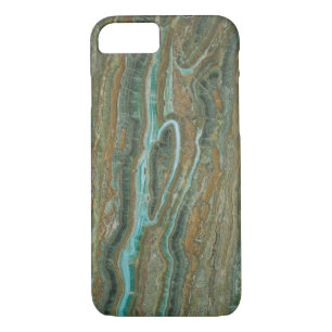 Coque Case-Mate Pour iPhone Marbre Brown bleu clair