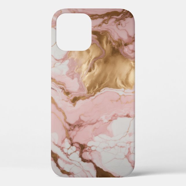 Coques Case-Mate iPhone marbre doré (Verso)