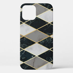 Case-Mate iPhone Case Marbre géométrique : Gold Lines Luxe