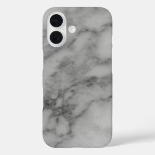 Coque Pour iPhone 16 Marbre gris