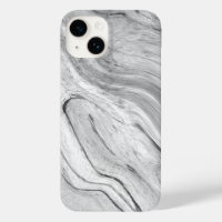 Marbre gris noir Motif iPhone / Android