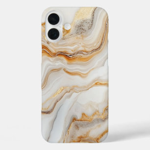 Coque Pour iPhone 16 Plus Marbre minimaliste - Design élégant et intemporel