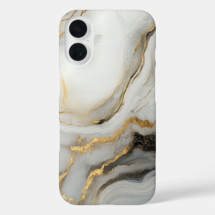 Coque Pour iPhone 16 Marbre minimaliste - Design élégant et intemporel