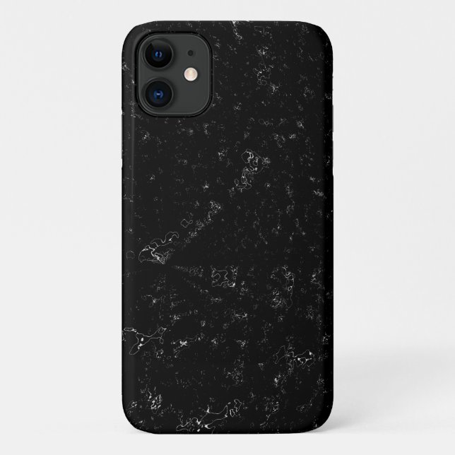 Coques Case-Mate iPhone Marbre Noir Élégant  (Dos)