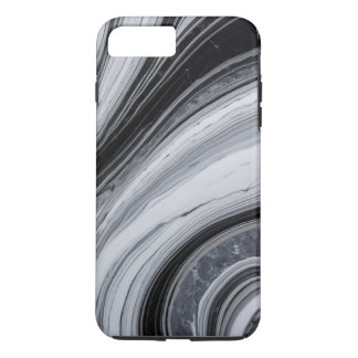 Case-Mate iPhone Case Marbre noir et blanc abstrait