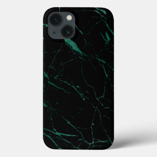 Case-Mate iPhone Case Marbre noir et vert de luxe