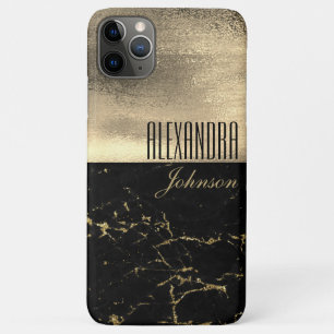 Case-Mate iPhone Case Marbre Or Noir Nom Luxe