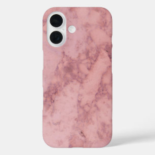 Coque Pour iPhone 16 Marbre rose
