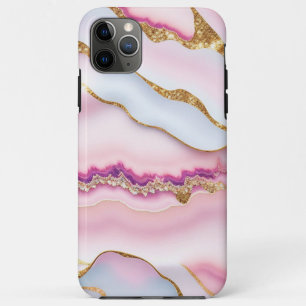 Case-Mate iPhone Case Marbre rose clair Agate Collection tendance