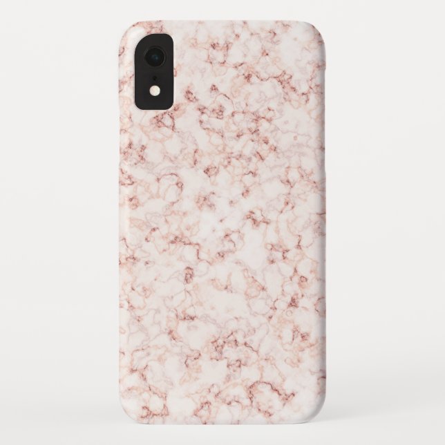 Coques Case-Mate iPhone Marbre rose élégant (Dos)