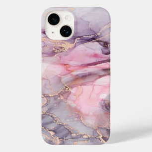Coque Case-Mate iPhone marbre rose mignon gris élégant