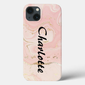 Case-Mate iPhone Case Marbre rose or customisé