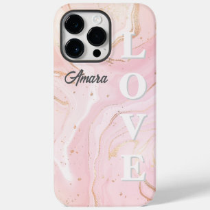 Coque Case-Mate iPhone Marbre Rose personnalisé