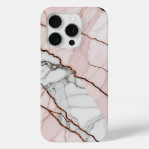 Coque Case-Mate iPhone Marbre rose vif avec des accents en cuivre