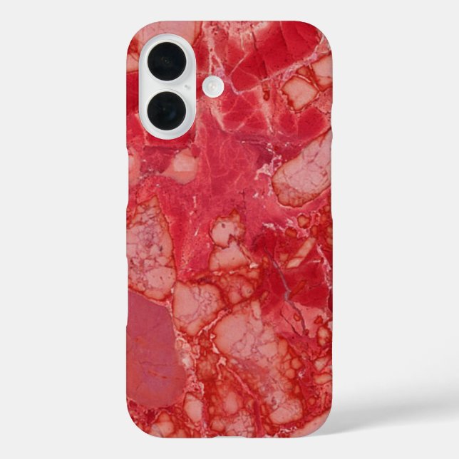 Coques Case-Mate iPhone Marbre rouge (Verso)