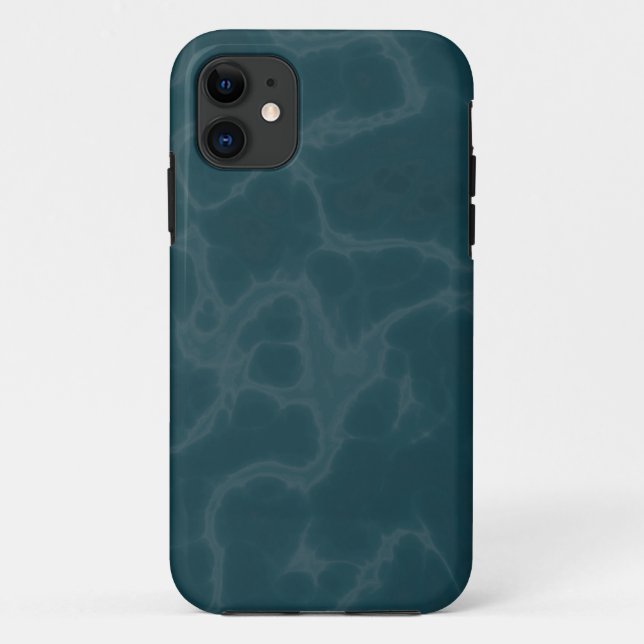 Coques Case-Mate iPhone Marbre sarcelle (Dos)