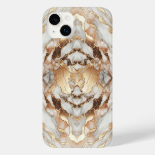 Coque Case-Mate iPhone Marbre Tendance Luxueux Or Rose Glam