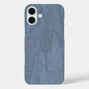 Coque Pour iPhone 16 Plus Marbre Tourbillon Gris Bleu - s'adapte à tous les