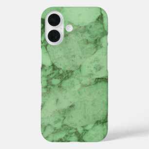 Coque Pour iPhone 16 Marbre vert
