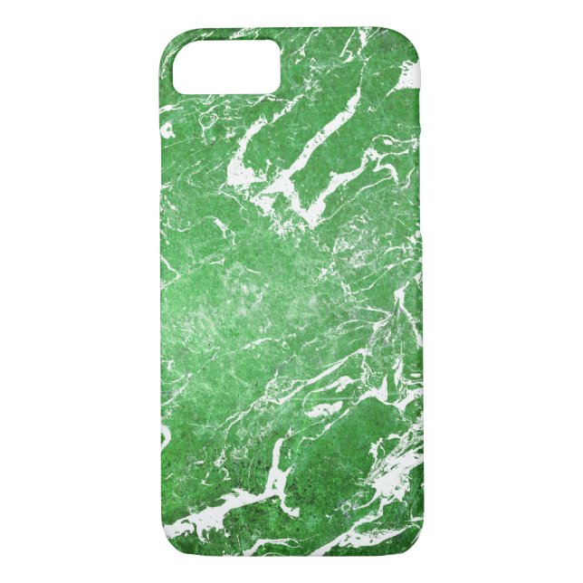 Coques Case-Mate iPhone marbre vert clair motif (Dos)