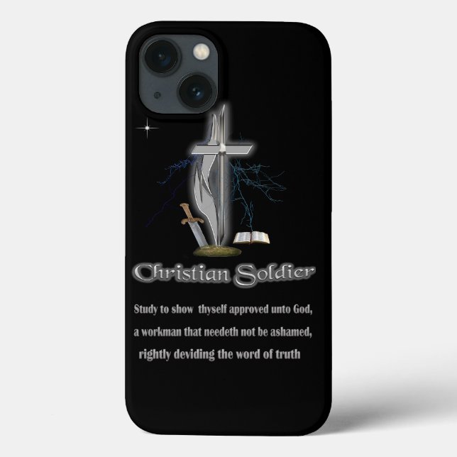 Coques Case-Mate iPhone marchandises de soldat chrétien (Verso)